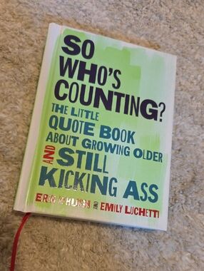 Older Is Getting Younger Quote Book with Red Ribbon Bookmark